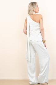 Badits |  Satin wide leg trousers Macarena | natural | Picture 5