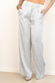 Badits |  Satin wide leg trousers Macarena | natural | Picture 6