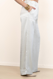 Badits |  Satin wide leg trousers Macarena | natural | Picture 7