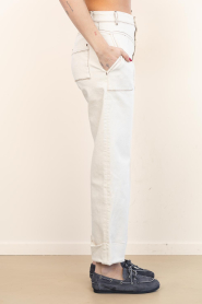 Badits :  Jeans with decorative seams Mykonos | natural - img5