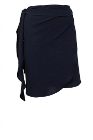 Badits |  Crêpe wrap skirt Cayetana | blue | Picture 1