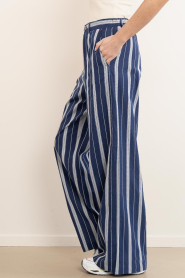 Badits |  Striped trousers Almu | dark blue | Picture 5