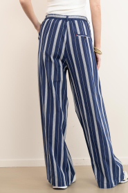 Badits |  Striped trousers Almu | dark blue | Picture 6