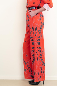 Badits :  Bandana print pants Almu | red - img6