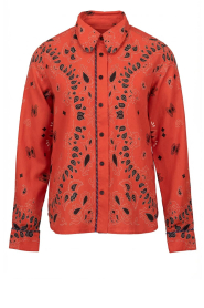 Badits |  Bandana print blouse Nala | red | Picture 1