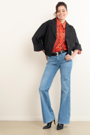 Badits |  Bandana print blouse Nala | red | Picture 3