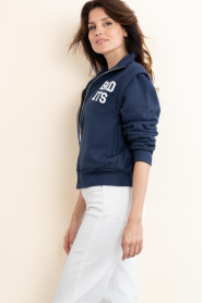 Badits :  Oversized sweater cardigan Gala | dark blue - img7