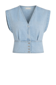 Est'Seven |  Denim top pfeiffer | blue | Picture 1