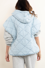 Est'Seven |  Quilted denim body warmer Noelle | blue | Picture 7