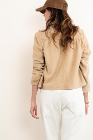 Est'Seven :  Suede jacket Jacky | camel - img9