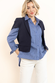 Est'Seven |  Waistcoat Kya | dark blue | Picture 2