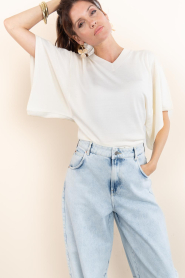 Est'Seven |  Soft viscose sweater Suzette | natural | Picture 2