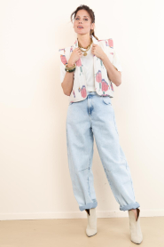 Est'Seven |  Soft viscose sweater Suzette | natural | Picture 3