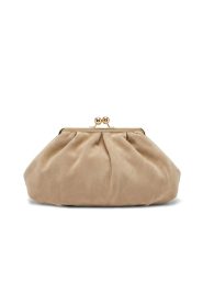 Est'Seven |  Suéde clutch Sixx | beige