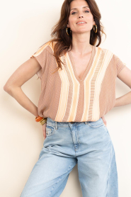 Est'Seven |  Viscose top Aylani | pink | Picture 4