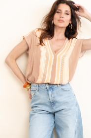 Est'Seven |  Viscose top Aylani | pink | Picture 6
