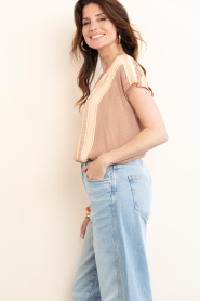 Est'Seven |  Viscose top Aylani | pink | Picture 7