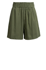 Est'Seven |  Poplin shorts Defne | green  | Picture 1