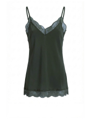 Est'Seven |  Top with lace detail Tesset | green | Picture 1