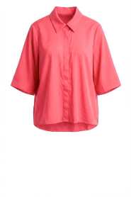 Est'Seven |  Poplin blouse Alijah | pink 