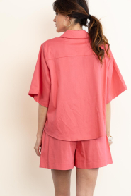 Est'Seven :  Poplin shorts Defne | pink  - img6