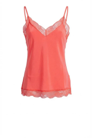 Est'Seven |  Top with lace details Tesset | pink