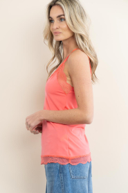 Est'Seven |  Top with lace details Tesset | pink | Picture 4