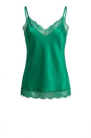 Est'Seven |  Top with lace details Tesset | green