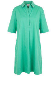 Est'Seven |  Poplin dress Beyza | green 