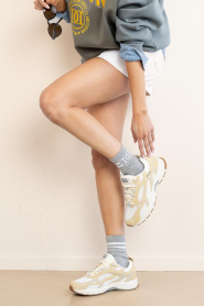 Mercer :  The Re-Run Vintage Suede sneaker | yellow - img2