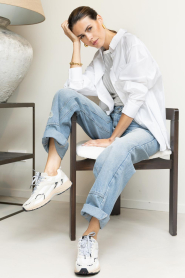 Mercer :  The Re-Run Suede sneaker | natural - img2