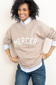 Mercer :  Sweater with logo Mercer | taupe - img4