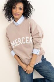 Mercer :  Sweater with logo Mercer | taupe - img5