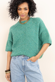 by-bar :  Soft sweater Vic | green - img2