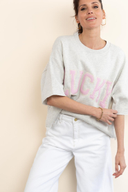 by-bar :  Boxy sweater Willow | grey - img4