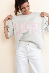 by-bar :  Boxy sweater Willow | grey - img5