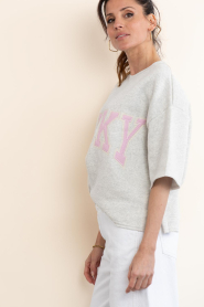 by-bar :  Boxy sweater Willow | grey - img8