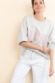 by-bar |  Boxy sweater Willow | grey | Picture 4