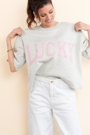 by-bar |  Boxy sweater Willow | grey | Picture 5