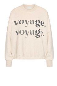 by-bar |  Sweater with text Malyn | natural | Picture 1