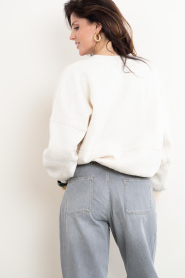 by-bar |  Sweater with text Malyn | natural | Picture 8