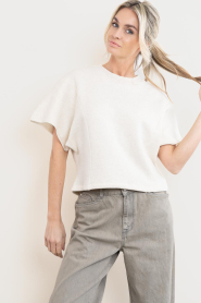 by-bar |  Cropped sweater Suki | natural | Picture 4