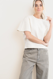 by-bar |  Cropped sweater Suki | natural | Picture 5
