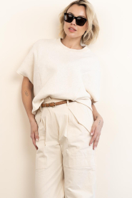 by-bar |  Cropped sweater Suki | natural | Picture 4