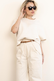 by-bar |  Cropped sweater Suki | natural | Picture 5
