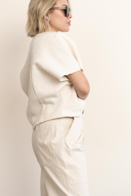 by-bar |  Cropped sweater Suki | natural | Picture 8