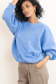 by-bar |  Washed soft sweater Malyn | blue | Picture 4