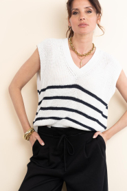 by-bar |  Striped spencer Lune | natural | Picture 2