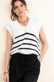 by-bar |  Striped spencer Lune | natural | Picture 6