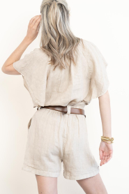by-bar |  Linen top Vina | beige | Picture 7